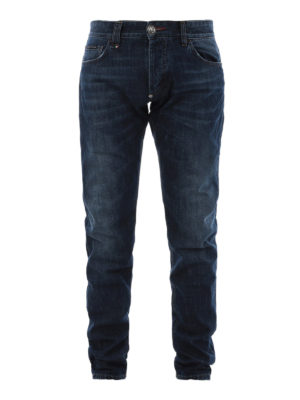 PHILIPP PLEIN: jeans dritti