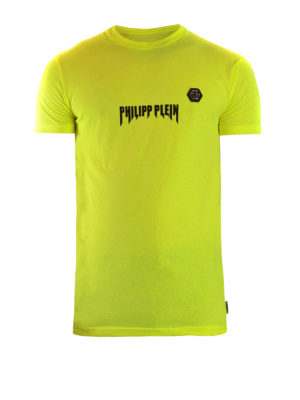 PHILIPP PLEIN: t-shirts - Logo print T-shirt