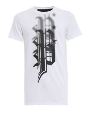 PHILIPP PLEIN: t-shirt - T-shirt bianca Plein Gang Fucking Fresh