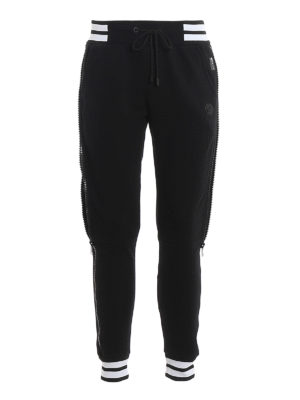 PHILIPP PLEIN: tracksuit bottoms - Side zips jogging pants