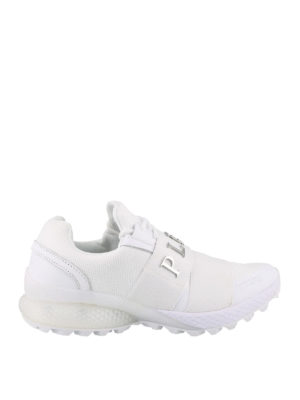 PHILIPP PLEIN: trainers - Elasticated logo band sneakers