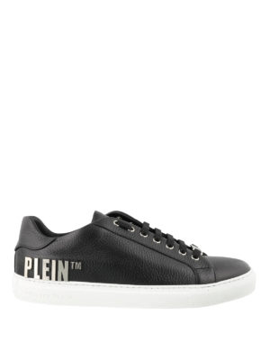 PHILIPP PLEIN: sneakers - Sneaker low top in pelle nera