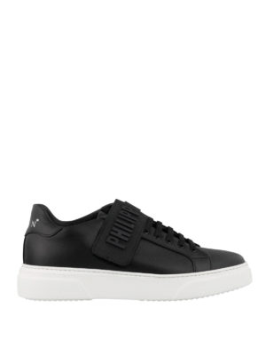 PHILIPP PLEIN: trainers - Low-top logo band sneakers