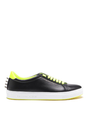 PHILIPP PLEIN: trainers - Neon low top sneakers