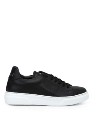 PHILIPP PLEIN: sneakers - Sneaker basse Tom in pelle nera