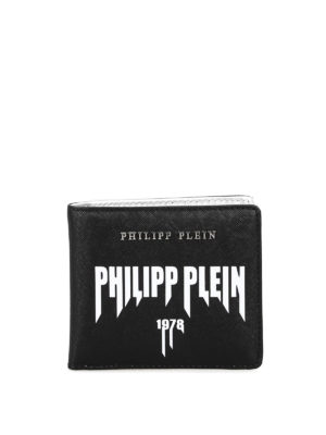 PHILIPP PLEIN: portafogli - Portafoglio Rock PP in ecopelle stampata