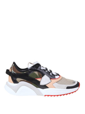 PHILIPPE MODEL: trainers - Eze Camouflage sneakers