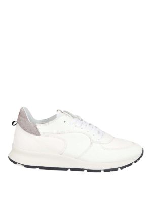 PHILIPPE MODEL: trainers - Montecarlo white leather sneakers
