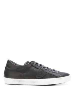 PHILIPPE MODEL: sneakers - Sneaker Paris in pelle nera lucida