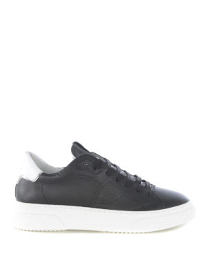 PHILIPPE MODEL: trainers - Temple leather sneakers
