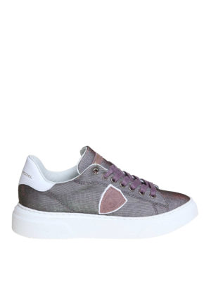 PHILIPPE MODEL: sneakers - Sneaker Temple in lurex