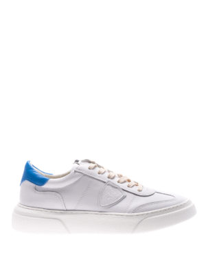 PHILIPPE MODEL: sneakers - Sneaker Temple con talloncino blu