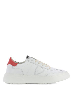 PHILIPPE MODEL: sneakers - Sneaker Temple con talloncino rosso