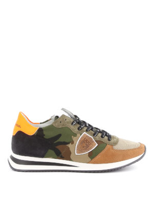PHILIPPE MODEL: trainers - Tropez X military green sneakers