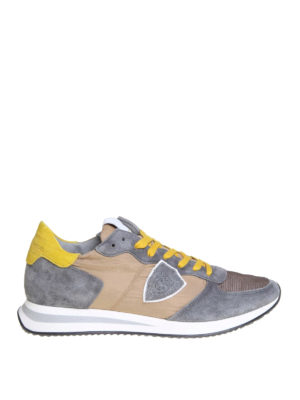 PHILIPPE MODEL: sneakers - Sneaker Trpx Mondial in nylon e camoscio