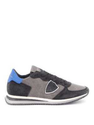 PHILIPPE MODEL: trainers - Trpx nubuck and suede sneakers