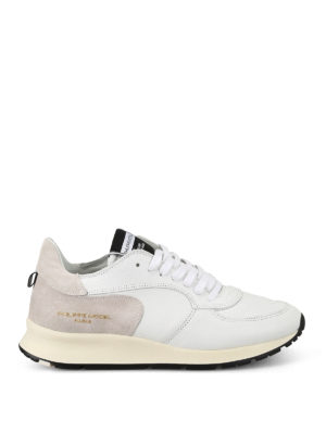 PHILIPPE MODEL: sneakers - Sneaker Montecarlo bianche e grigio chiaro