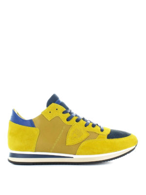 PHILIPPE MODEL: sneakers - Sneaker Tropez gialla  e blu