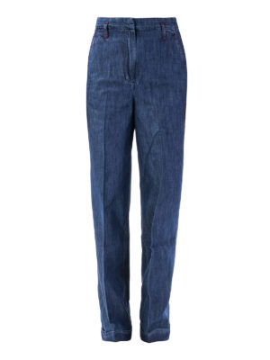 Philosophy di Lorenzo Serafini: flared jeans - Faded flared denim jeans
