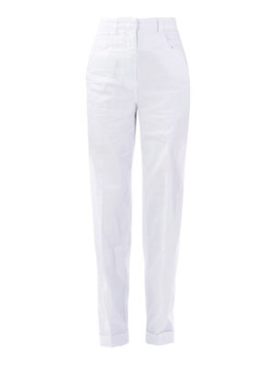 Philosophy di Lorenzo Serafini: flared jeans - White flared denim jeans