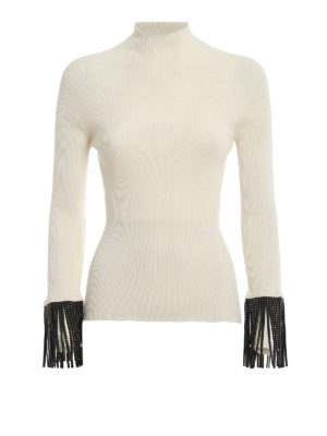 Philosophy di Lorenzo Serafini: Cuellos altos y polos - Suéter Con Cuello Alto - Blanco