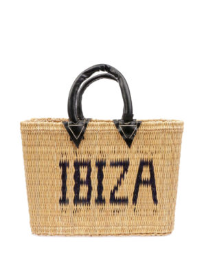 PINK MEMORIES: shopper - Borsa in paglia Ibiza mini