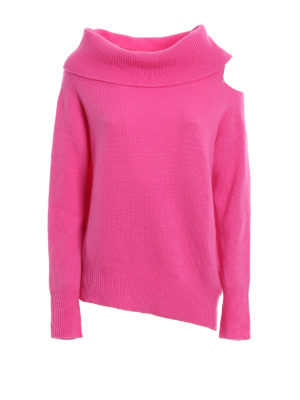 Pinko: U-Boot-Ausschnitt - U-Boot-Pullover - Fuchsia