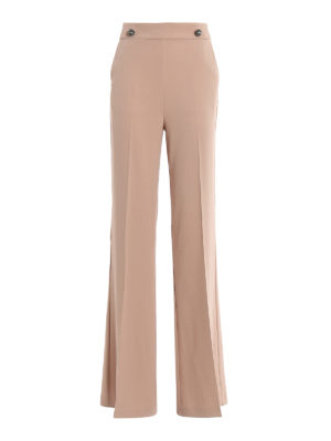 Pinko: casual trousers - Sbozzare stretch crêpe trousers
