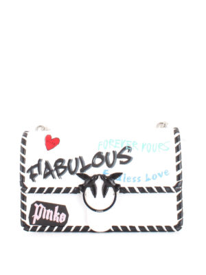 Pinko: borse a tracolla - Love Bag Fabulous bianca