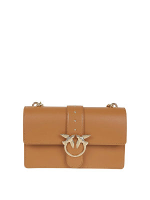 Pinko: Bolsas bandoleras - Love Classic Simply  - Marrón Claro