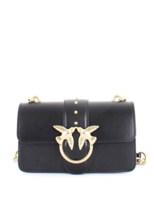 Pinko: borse a tracolla - Mini Love Bag Simply nera