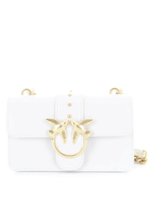 Pinko: borse a tracolla - Mini Love Bag Simply bianca