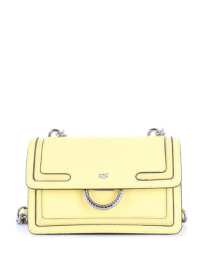 Pinko: borse a tracolla - Mini Love Bag gialla