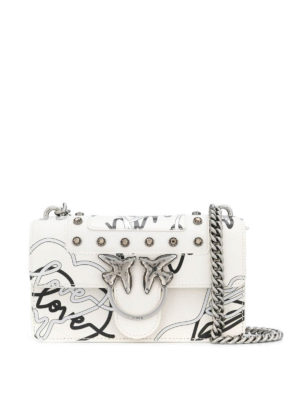 Pinko: cross body bags - Mini Love Neon crossbody bag