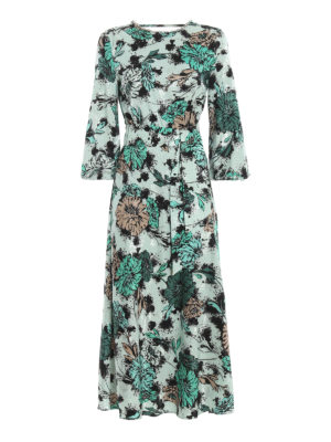 Pinko: abiti da sera - Abito lungo Se Ci Sarai in crepe envers satin