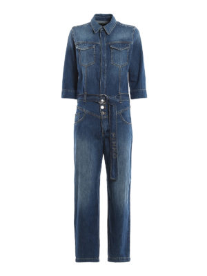 Pinko: Jumpsuits - Jumpsuit - Jeansblau