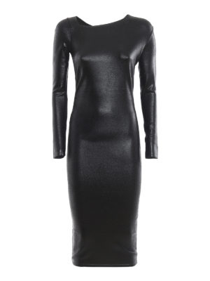 Pinko: abiti al ginocchio - Abito Secondo drappeggiato in viscosa stretch