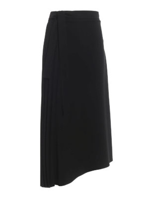 Pinko: gonne al ginocchio  e longuette - Gonna midi Operare asimmetrica in tecno twill