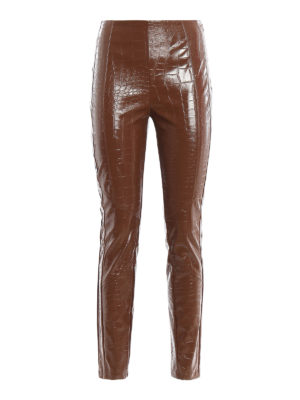 Pinko: Pantalones de cuero - Pantalones De Cuero - Gradino 3