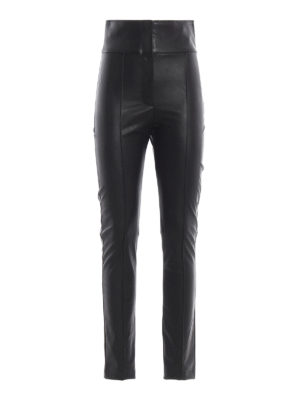 Pinko: pantaloni in pelle - Pantaloni skinny Stendere in ecopelle