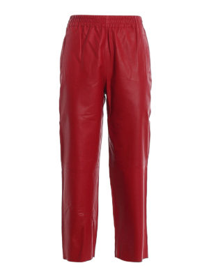 Pinko: Pantalones de cuero - Pantalones De Cuero - Toast