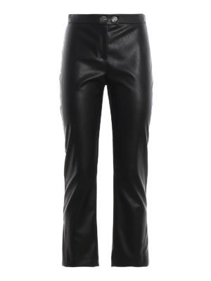 Pinko: Pantalones de cuero - Pantalones De Cuero - Torrone