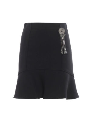 Pinko: minigonne - Minigonna Sincerare con dettaglio gioiello