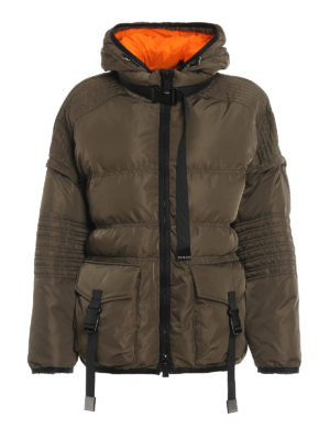 Pinko: padded jackets - Strega technical quilted maxi jacket