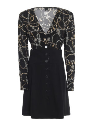 Pinko: Kurze Kleider - Kurzes Kleid - Schwarz