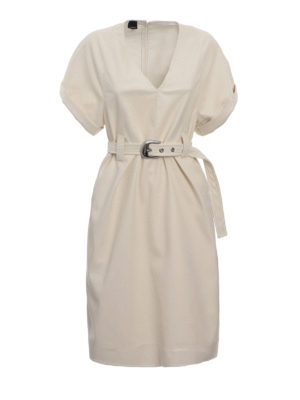 Pinko: Kurze Kleider - Kurzes Kleid - Weiß