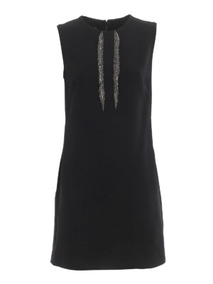 Pinko: short dresses - Misurare rhinestone embellished dress