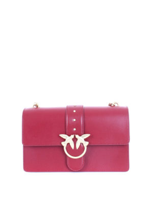 Pinko: Schultertaschen - Schultertasche - Dunkelrot