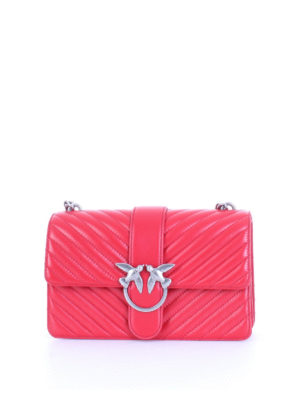 Pinko: shoulder bags - Love Mix quilted bag