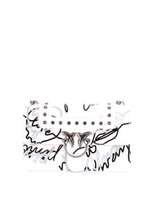 Pinko: Schultertaschen - Schultertasche - Weiß